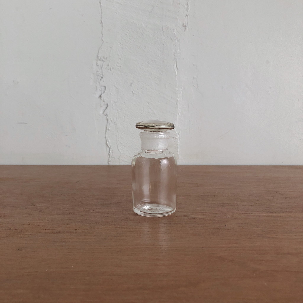 白 広口試薬瓶(共摺リ) 60ML 【試薬瓶】